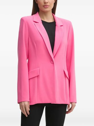 Joseph Ribkoff notched-lapel blazer - women - Polyester/Elastane/Polyester/Elastane - 40 - Pink