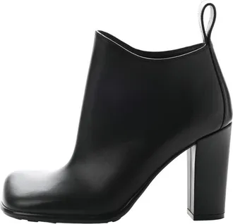 Bottega Veneta Heeled Leather Boots, Size 5