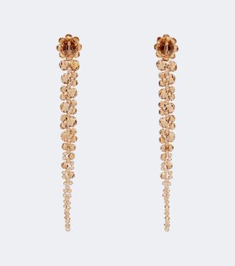 Simone Rocha Crystal-embellished drop earrings