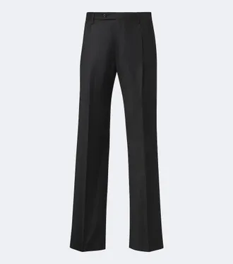Rubinacci Virgin wool wide-leg pants