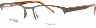 HUGO BOSS HG 1247 0SMF 00 Ruthenium Green/Orange 53mm