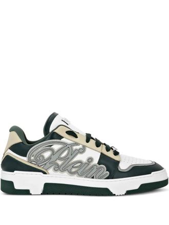 Philipp Plein Plein-patch low-top sneakers - White
