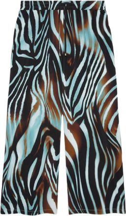 Fiorella Rubino Dames, Broeken, Bruin, Maat: XS Poliester