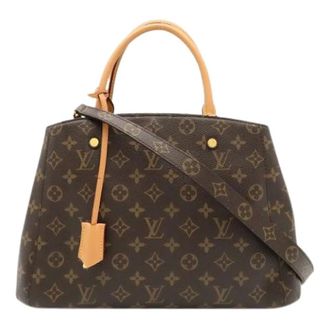 Louis Vuitton Pre-owned Vintage Canvas Handbag - Dames - Pre-owned - Bruin - Maat: ONE Size Tweed