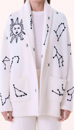 Kujten Cassiopee Cashmere Cardigan In Ivory