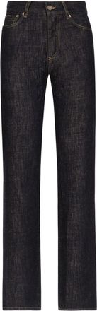 Dolce & Gabbana Straight-leg jeans - women - Cotton - 46 - Blue