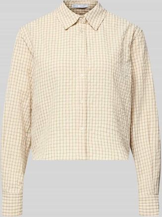 Mango Boxy Fit Hemdbluse Modell IRUYA in Beige, Gr&ouml;&szlig;e XS