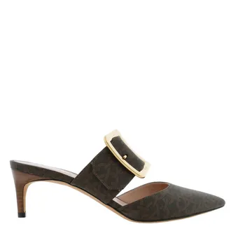 Bally Jemina 55 Monogram Pointed Toe Mules