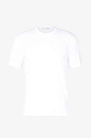 James Perse Rundhals-Kurzarm-T-Shirt aus leichtem Jersey