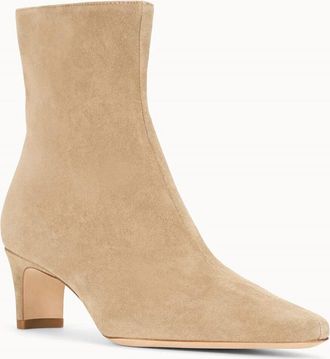 Staud Womens Wally Ankle Boot In Dune