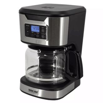 Better Chef Better Chef 12-Cup Programmable Coffee Maker with Stainless Steel Accents