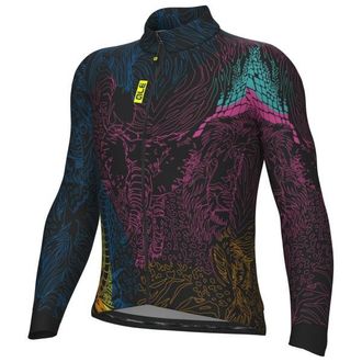 Al&eacute; Pragma Zanzibar L/S Jersey Velotrikot f&uuml;r Herren | bunt