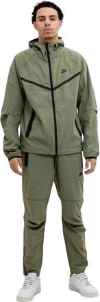 Nike Tech Woven Trainingspak - Heren - Trainingspakken - Groen - L - Nylon - Fitness