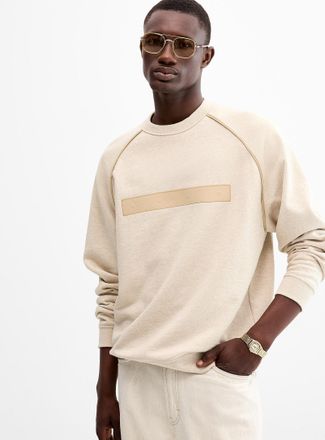 HUGO BOSS Mens Dalim velvety logo sweatshirt