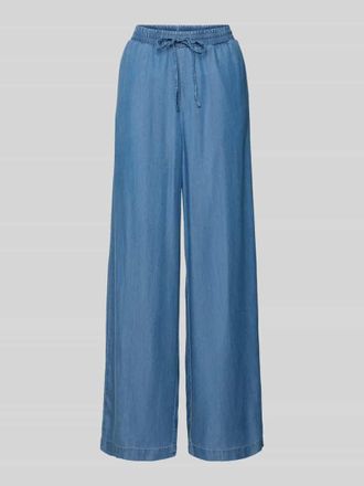 Vero Moda Regular Fit Weite Hose mit Tunnelzug Modell BREE in Blau, Gr&ouml;&szlig;e XS/32
