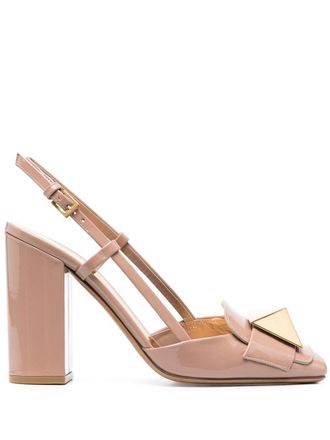 Valentino Garavani Pumps One Stud con tacco - Rosa
