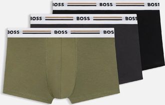 HUGO BOSS Mens 3 Pack of Revive Trunks - Multi - Size: 32/30/31