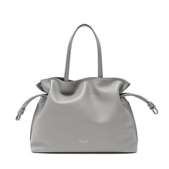 Esin Akan 2-in-1 Emma Leather Tote Bag in Grey at Nordstrom