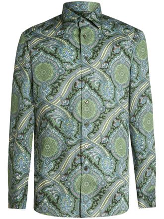Etro Camicia con stampa paisley - Verde
