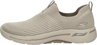Skechers Go Walk Arch Fit - Iconic - Dames - Sneakers - Beige - 43 EU - Schoenen
