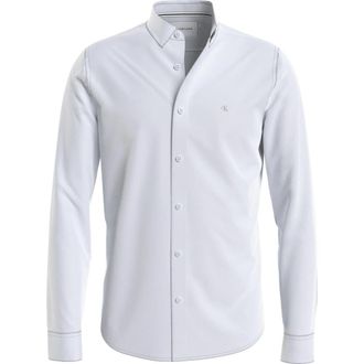 Calvin Klein Wit Shirt Jeans - Heren - Casual Overhemden - Wit - M - Overhemden