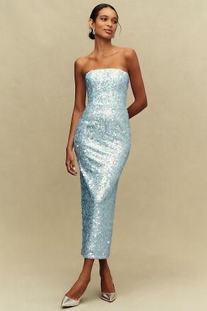 Helsi Leslie Strapless Sequin Maxi Dress