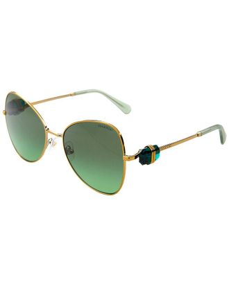 Swarovski Womens Sk700257-X 57Mm Sunglasses