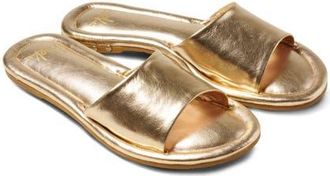 beek Songlark Slide Sandal in Gold at Nordstrom, Size 10
