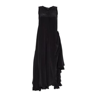 AllSaints Sybil Jurk - Dames - Maxi kleedjes - Zwart - 2XS - Kleedjes