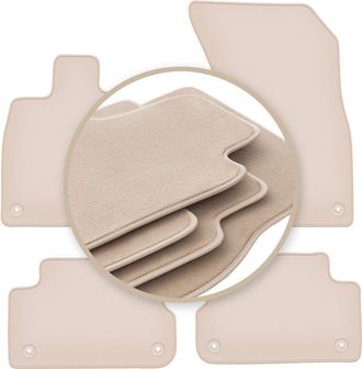 OEM Alfombrillas Premium Beige Para: Audi Q5 Ii Fy / F5 Suv 2017