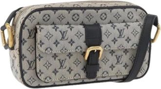 Louis Vuitton Pre-owned Cross Body Bags, female, Blue, Size: ONE SIZE Pre-owned Monogram Mini Canvas Shoulder Bag