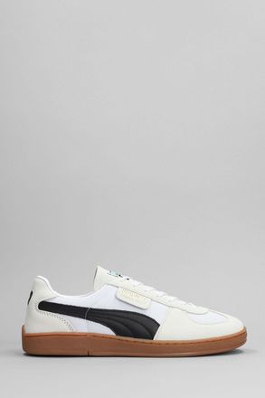Puma Sneakers Super Team OG in camoscio e tessuto bianco