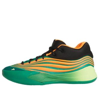 adidas Dame X Court Green Lucid Orange Frozen Lemon KJ4404