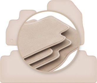 OEM Alfombrillas Premium Beige Para: Renault Espace V Monovolumen 2015