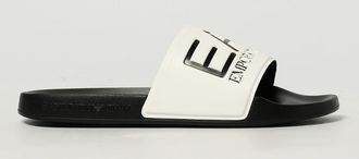 Emporio Armani Sliders EA7 in gomma con stampa logo