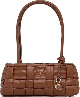Guess Co Borsa a spalla con applicazione - Marrone