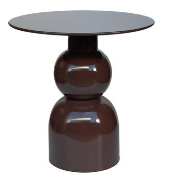 Moloo Mesa auxiliar baja de acero lacado Purple