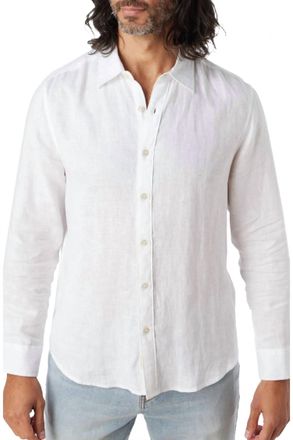Fair Harbor Island Linen Shirt In White