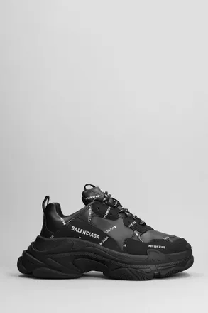 Balenciaga Sneakers Triple s in tecnico nero