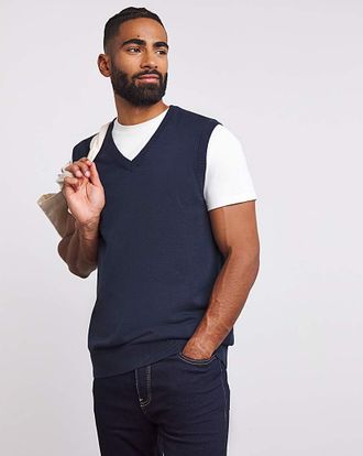 Jacamo Cotton Sweater Vest