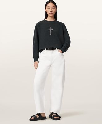 AllSaints Cotton Knox Pippa Sweatshirt, Size: XS