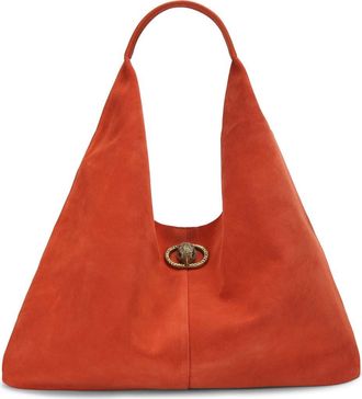 Kurt Geiger Large Chelsea Slouch Hobo Bag in Orange at Nordstrom