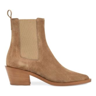 Gianvito Rossi Cowboy Boots, female, Brown, Size: 8 US Wylie Ankle Boots