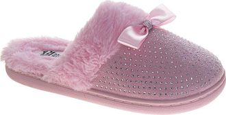 Badgley Mischka Badgley Mischka Womens Rhinestone Slippers in Pink at Nordstrom, Size 10
