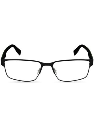 Lacoste geometric-frame glasses - Black