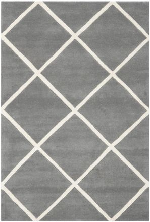 Safavieh Alfombra lana grigio/neutrale 122 x 183 cm