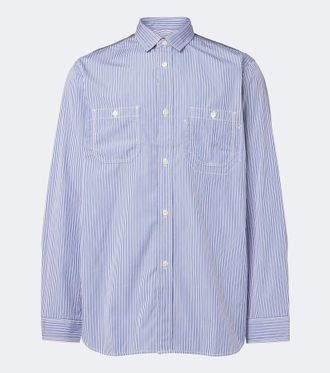 Junya Watanabe Camisa de algod&oacute;n a rayas