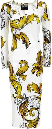 Versace Jeans Couture Kleedjes - Dames - Casual kleedjes - Wit - 2XS - Kleedjes