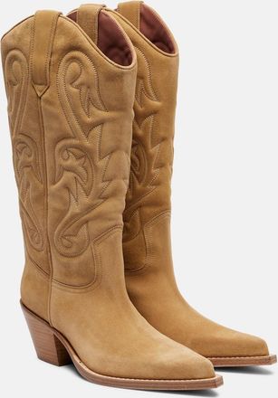PARIS TEXAS Dakota suede cowboy boots