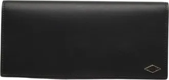 Cartier Black Leather Long Wallet (Bi-Fold) (Pre-Owned)